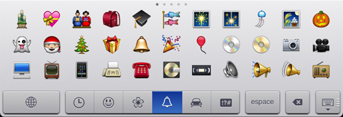 Icones Emoji sur iPhone et iPad