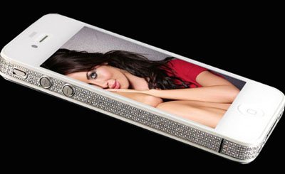 iPhone 4S serti de diamants