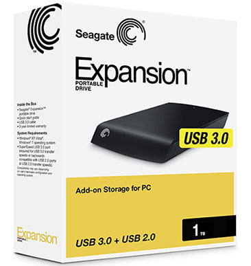 Disque dur externe Seagate Expansion Portable USB 3.0 1To