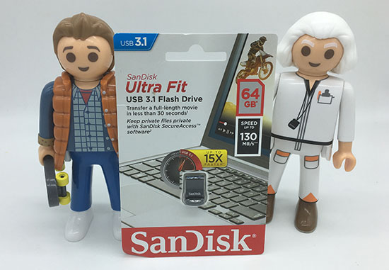 Test SanDisk Ultra Fit 128 Go (USB 3.1) : une clé USB vraiment