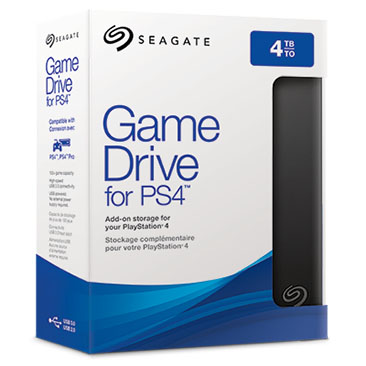 Seagate signe un disque dur portable de 4 To pour les PS4