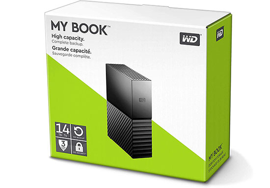 Bon Plan : le disque dur USB 3.0 WD MyBook de 14 To revient à 242