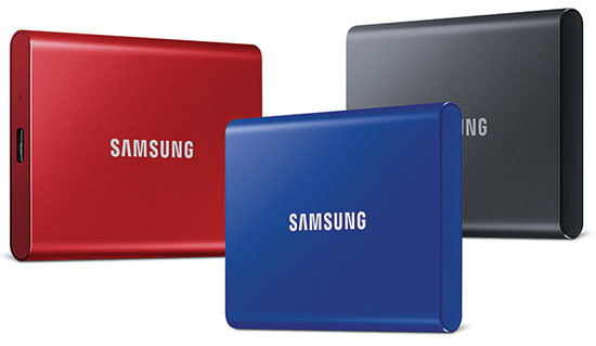 Samsung Portable SSD T7 2 To Gris - Disque dur externe - LDLC