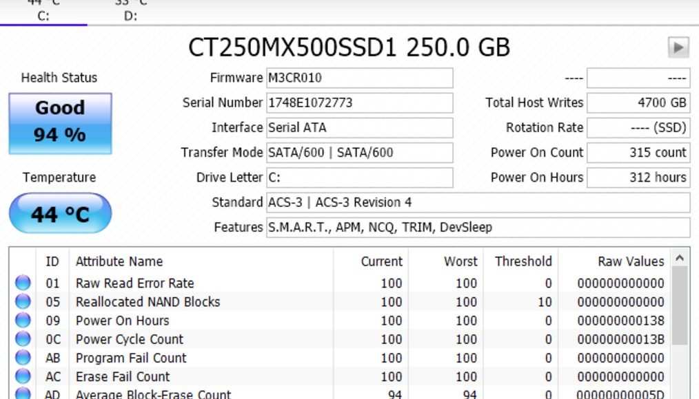 Télécharger gratuitement CrystalDiskInfo 9.9.0