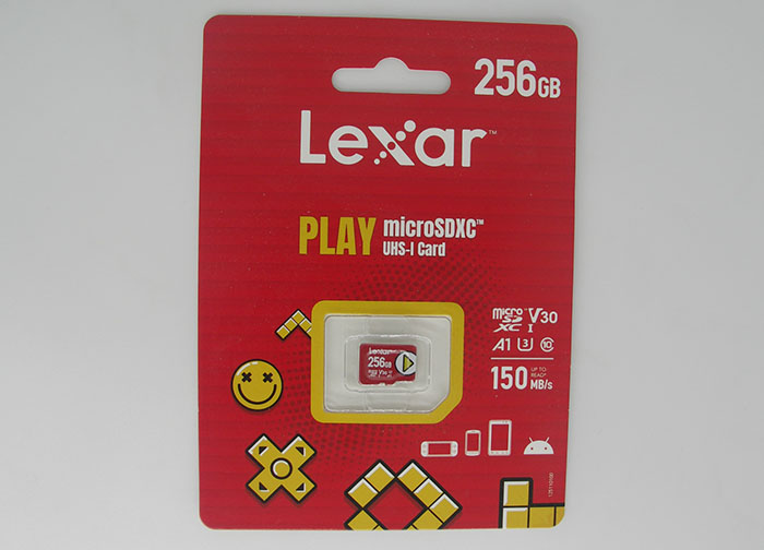 Test de la carte mémoire micro SDXC Lexar Play de 256 Go