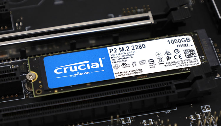 Bon Plan : les SSD Crucial P2 1 To à 80€ et 2 To à 136€