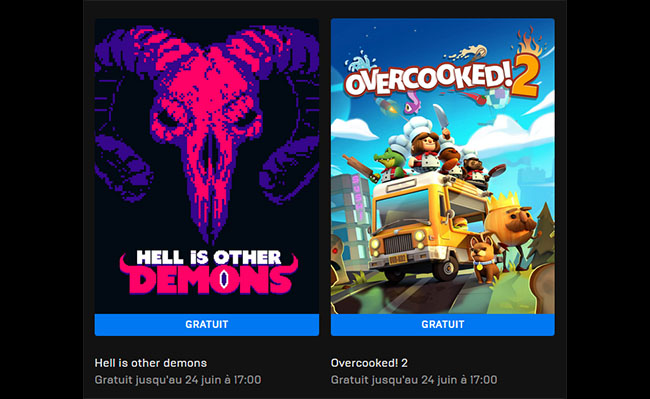 Epic Games offre 2 jeux : Hell is Other Demons et Overcooked 2 | Bhmag  Epic Games offre 2 jeux : Hell is Other Demons et Overcooked 2