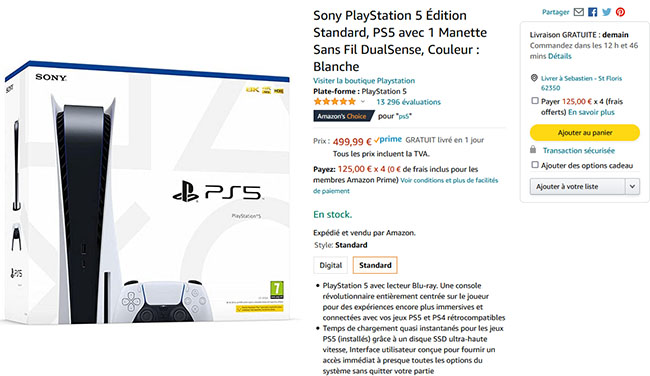  Bon Plan : La PS5 est disponible en stock sur Amazon.fr ! | Bhmag