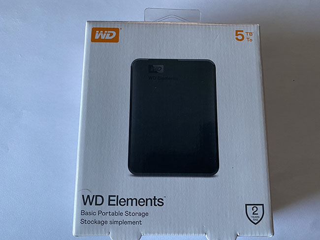 Test du disque dur portable WD Elements de 5 To