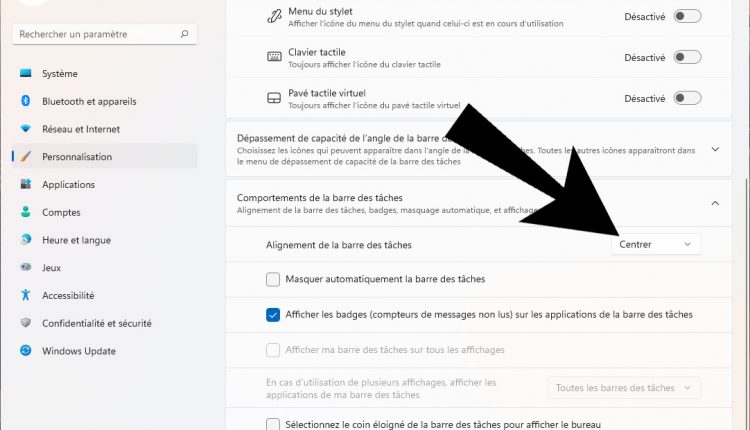 Astuce Windows 11 : Comment mettre menu Démarrer à gauche ? | Bhmag  Astuce Windows 11 : Comment mettre menu Démarrer à gauche ?