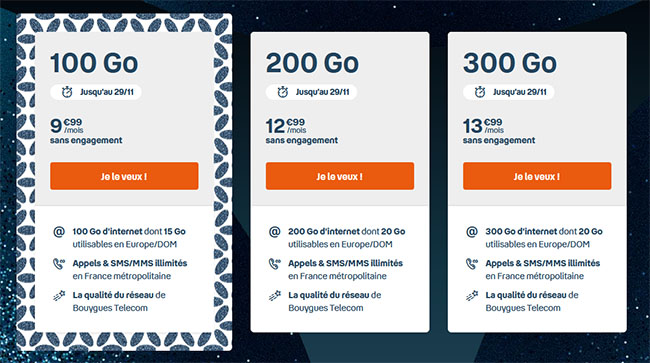 Black Friday : des forfaits 4G avec 200 ou 300 Go de DATA | Bhmag  Black Friday : des forfaits 4G avec 200 ou 300 Go de DATA