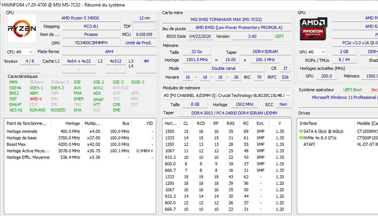 HWiNFO 8.02 Portable