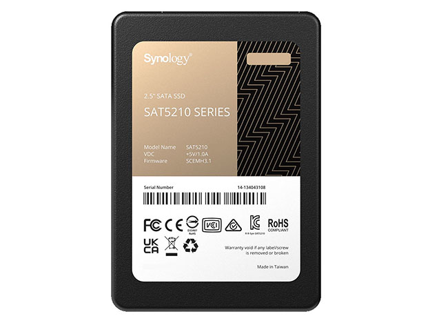  Synology présente les SAT5210 : des SSD 2,5" endurants