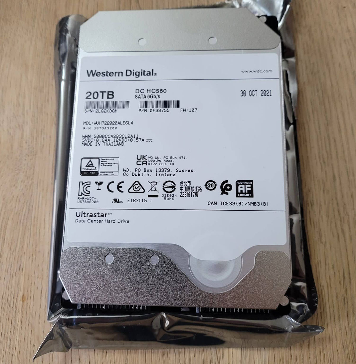 Le premier disque dur 20 To est signé Western Digital - Le comptoir du  hardware