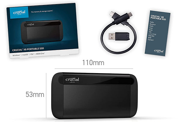 Bon Plan : le SSD portable Crucial X8 1 To à moins de 100€ | Bhmag  Bon Plan : le SSD portable Crucial X8 1 To à moins de 100€