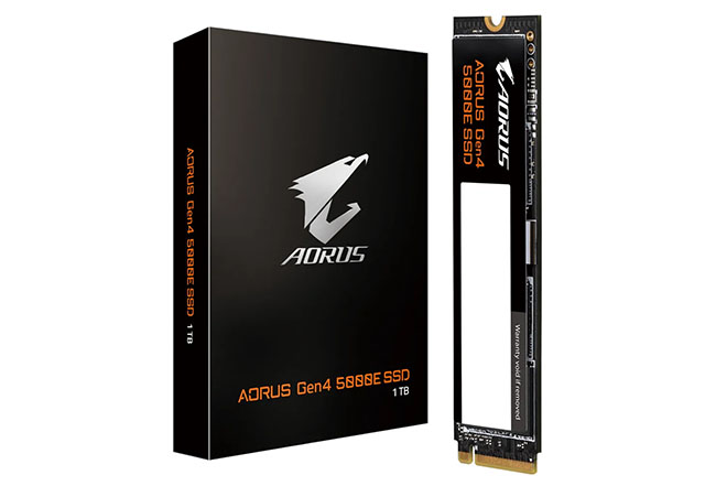  Gigabyte dévoile le SSD M.2. NVMe AORUS Gen4 5000E