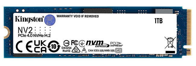  Bon Plan : les SSD Kingston NV2 de 1 et 2 To à prix cassés