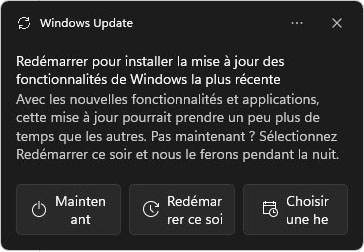  J'ai (enfin) installé la mise à jour 22H2 de Windows 11