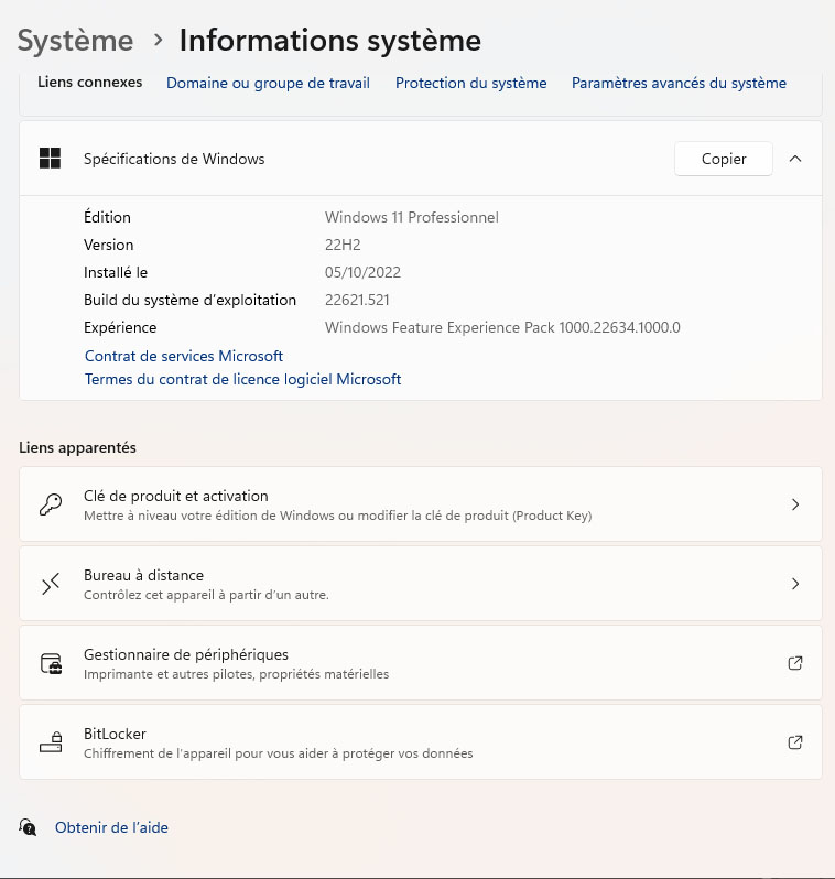  J'ai (enfin) installé la mise à jour 22H2 de Windows 11