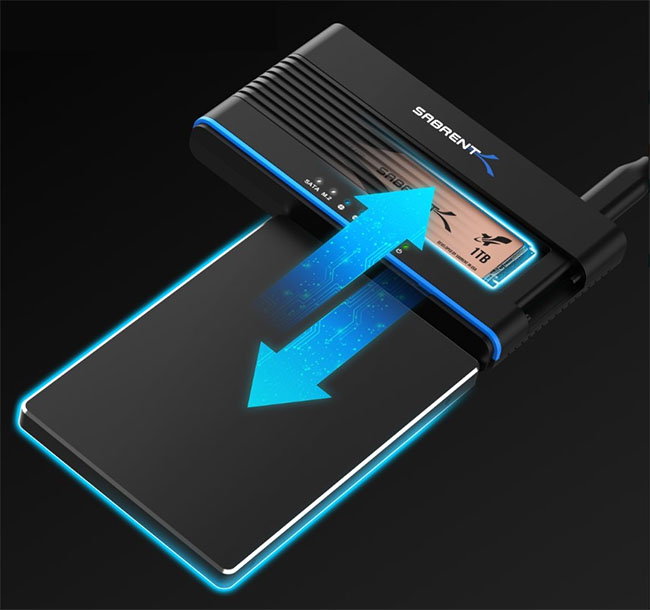  Adaptateur Sabrent pour connecter et cloner tous les disques