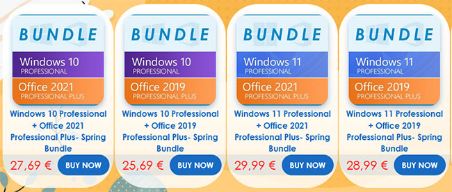  Pour Pâques : Office 2021 Pro dès 13,05€, Windows 10 à 7,25€