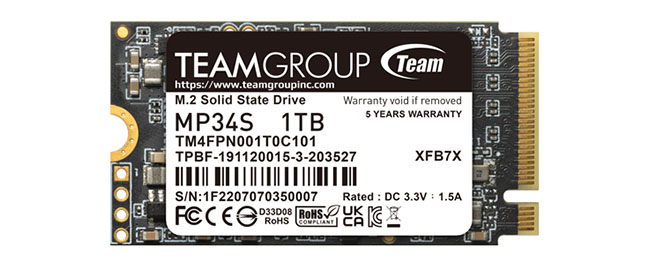  Team Group déverse une cargaison de SSD M.2. NVMe