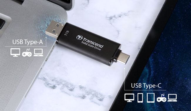 Transcend ESD310C : SSD portable touti rikiki maousse costo | Bhmag  Transcend ESD310C : SSD portable touti rikiki maousse costo