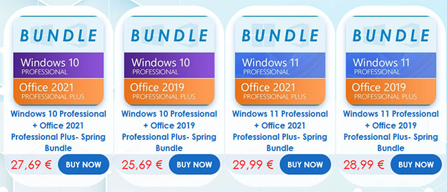 Commencez la nouvelle année avec une licence à vie Microsoft Office 2021 et  Windows 11 Pro à partir de 10€ sur Godeal24 !