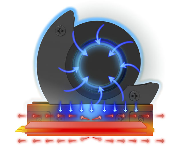 AKASA Gecko Turbo Cooler