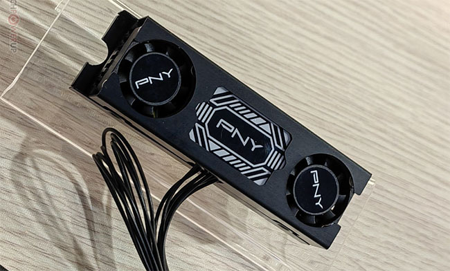 PNY Dual Fan : un dissipateur avec ventilos pour SSD M.2. | Bhmag  PNY Dual Fan : un dissipateur avec ventilos pour SSD M.2.