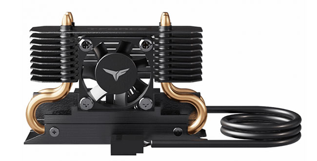 T-FORCE DARK AirFlow Cooler énorme dissipateur SSD PCIe 5.0 | Bhmag T-FORCE DARK AirFlow Cooler