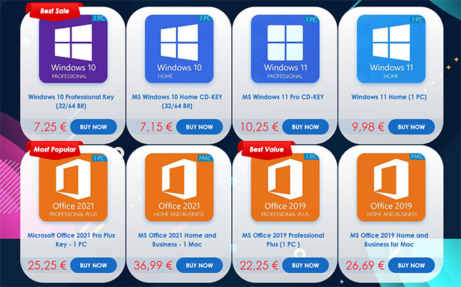 Microsoft Office dès 15€ et Windows 11 dès 10€ sur Godeal24 | Bhmag Microsoft Office dès 15€ et Windows 11 dès 10€ sur Godeal24