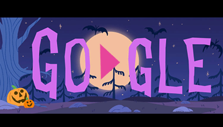 Google Doodle Halloween