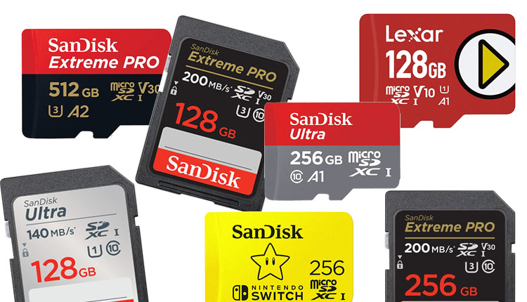 Black Friday Week : carte mémoire SDXC Sandisk Extreme Pro 64 Go à