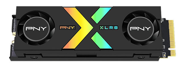  PNY CS3150 : SSD PCIe 5.0 avec 2 ventilos et éclairage RGB