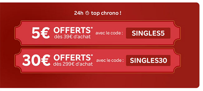  Singles Day : Rakuten propose 2 codes promos aujourd'hui