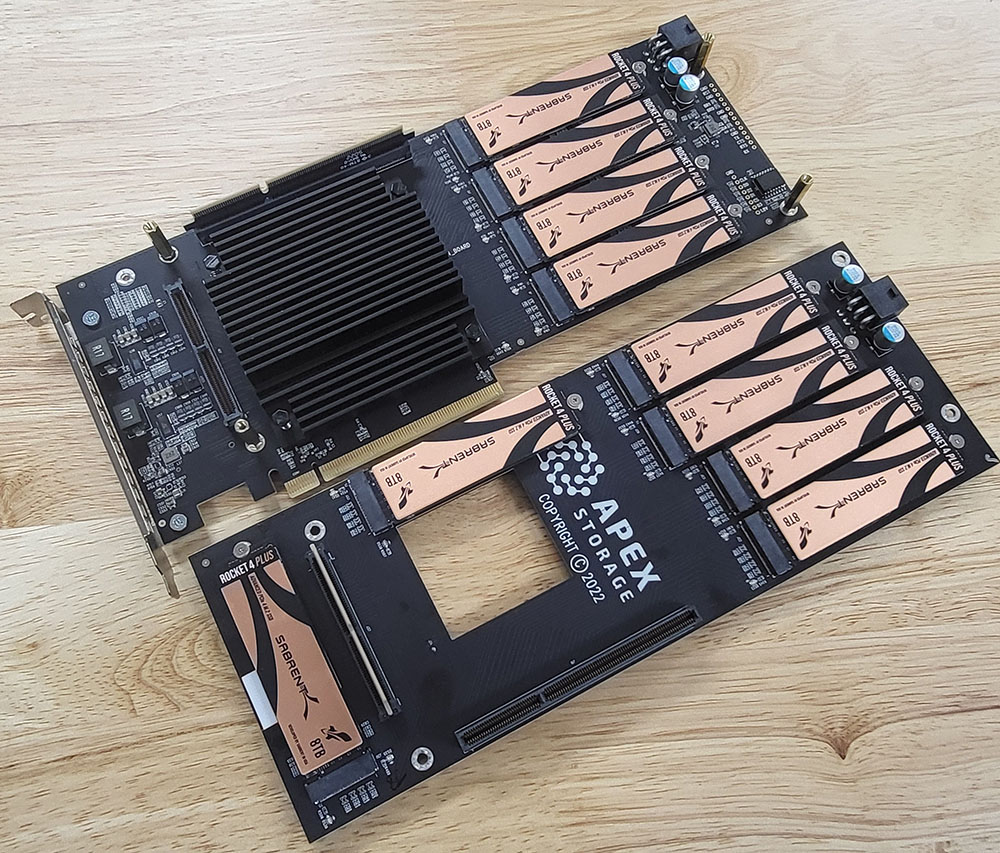  Ca vous dit d'ajouter 16 ou 21 SSD M.2. dans votre PC ?