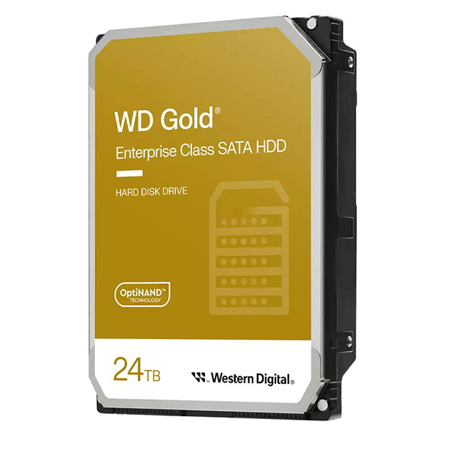  Les disques durs WD Gold sont dispo avec 24 To de stockage