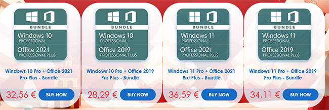  Obtenez Windows 11 Pro à vie pour 10€, Office 2021 pour 15€