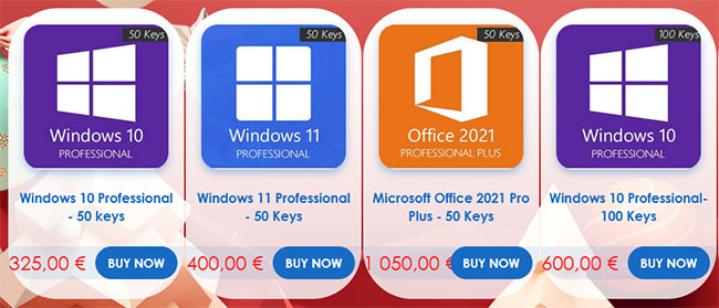  Obtenez Windows 11 Pro à vie pour 10€, Office 2021 pour 15€