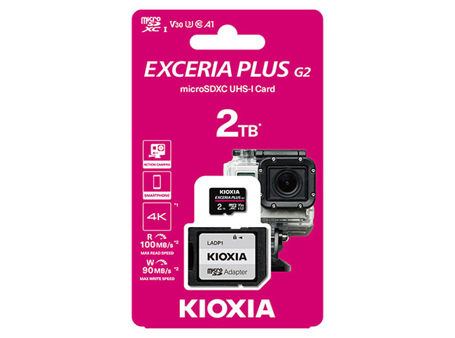  Nouveau record : Kioxia dévoile une micro SDXC de 2 To !