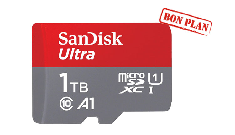 brade le prix de cette carte mémoire SanDisk 512Go