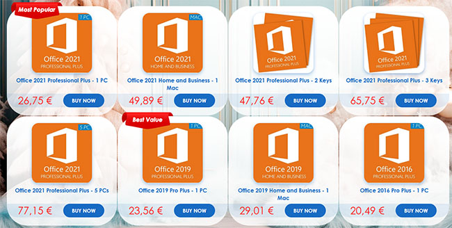  MS Office 2021 à 15€ et Windows 11 à 10€ soldes Godeal24