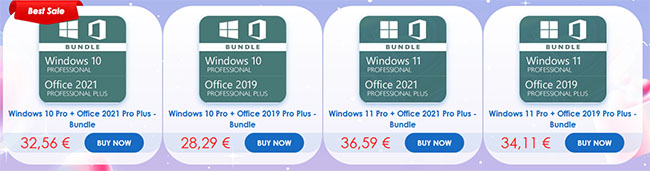  Pour la Saint-Valentin : Office 2021 et Windows 11 dès 10€
