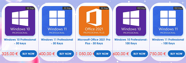  Pour la Saint-Valentin : Office 2021 et Windows 11 dès 10€
