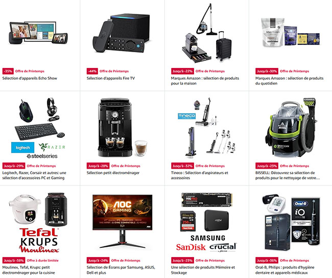 Amazon organise ses ventes flash de printemps | Bhmag Amazon organise ses ventes flash de printemps