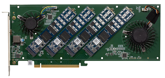 Une carte d'extension pour installer 4 SSD M.2. dans son PC | Bhmag Une carte d'extension pour installer 4 SSD M.2. dans son PC