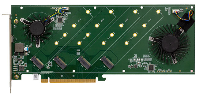 Une carte d'extension pour installer 4 SSD M.2. dans son PC | Bhmag Une carte d'extension pour installer 4 SSD M.2. dans son PC