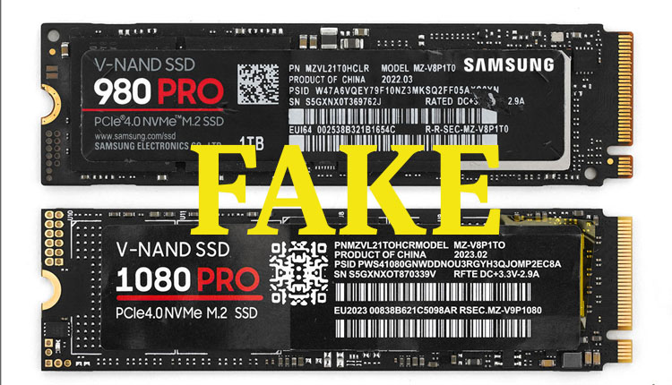 Attention aux arnaques : un faux SSD Samsung 1080 Pro est en circulation