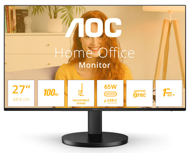 Un nouveau moniteur USB C chez AOC : le Q27B3CF2 | Bhmag  Un nouveau moniteur USB C chez AOC : le Q27B3CF2